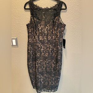 White House Black Market Black Lace Dress